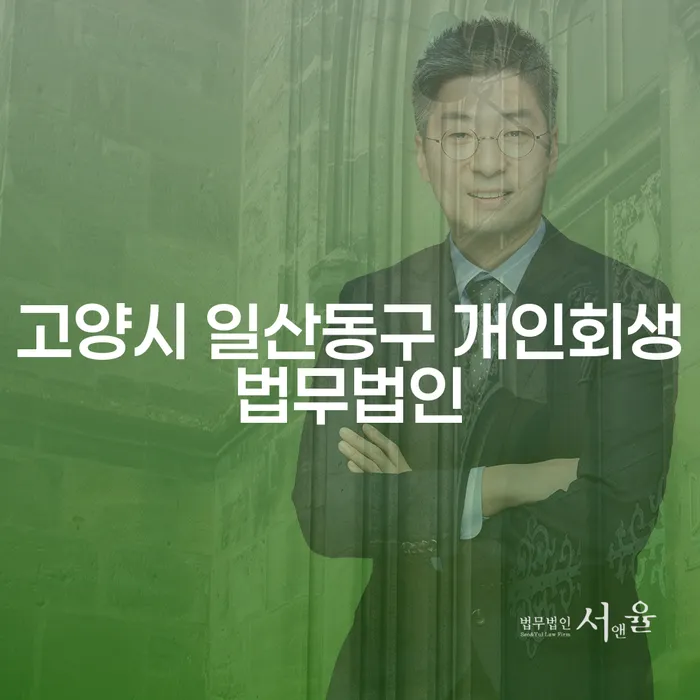 고양시 일산동구 개인회생법무법인과 대구달서구개인회생, 당신의 채무 해결책은?